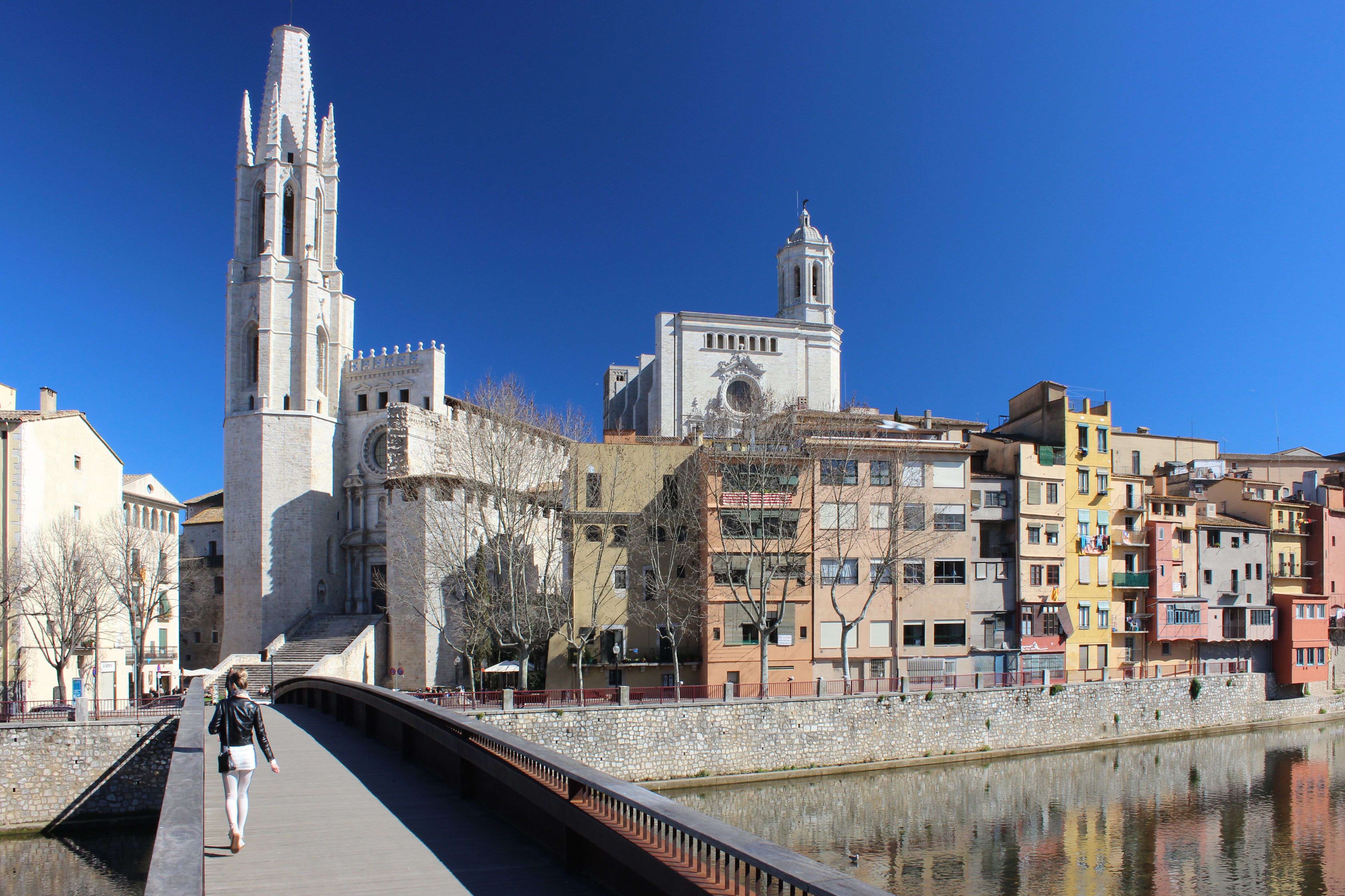 View of Sant Feliu and the cathedral